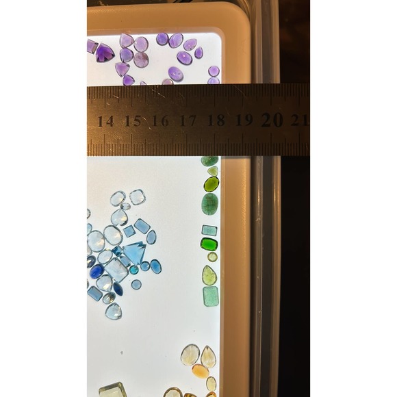 Every stone cut birthstones, color, pick your shape and color five stones$20. - Picture 1 of 1